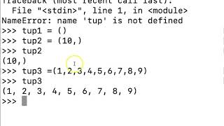 Lecture 05 : Tuple Implementation