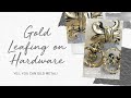 Gold Leafing Furniture Hardware