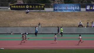 2017東部選手権　女子400m　予選2組