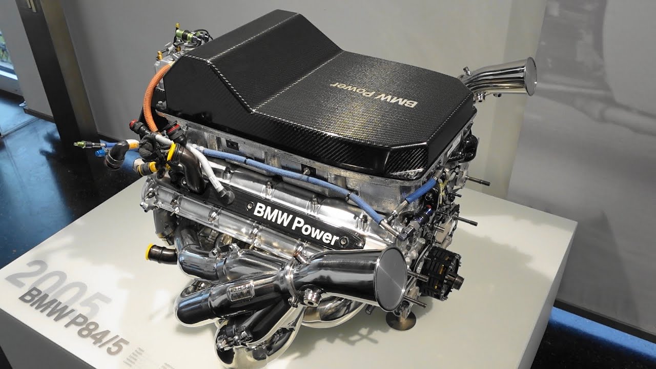 Bmw Formula 1 Racing Engine P84 5 2005 Bmw Museum Munich Youtube
