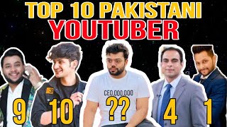 Top 10 Pakistani YouTubers with most subscribers | Top Ten Zone