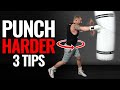 How to PUNCH HARDER | 3 Techniques #shorts