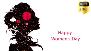 Happy Women's Day-3 Free Wishes As Intro & Greetings With/Without Text-Download Links In Description