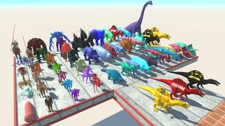 The rebellion of the Dinosaur eat meat | 🦖Animal Revolt Battle Simulator🦕