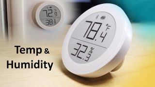 Qingping Temp \u0026 RH Humidity Monitor M Version Review Smart Thermometer and Hygrometer 2021