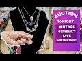 Vintage Jewelry Auction From Thrift With Me Videos!