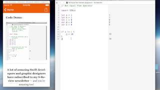 (SPANISH VERSION) Not equal than operator (Swift Programming Language Reference)