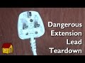 Teardown of a dangerous extension lead