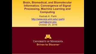 UWEE Research Colloquium: October 25, 2016 - Keshab Parhi, University of Minnesota