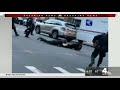 insane video shows man escape nypd car get tackled by police nbc new york