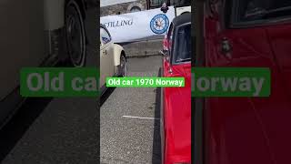 Old car 1970 Festival Bergen city Norway #citynews #bergen #norwegian #beautiful #natural