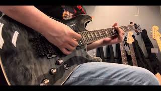 ￼Schecter Omen Extreme-6 with Floyd Rose - See Through Black [MII]