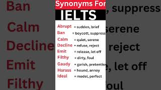 Synonyms For IELTS ✅ #synonyms #ielts #vocabs #esl #learnenglish #english