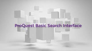 ProQuest Basic Search Interface