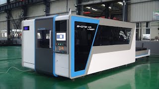 ZYMT 3000W IPG fiber laser cutting machine with exchange table