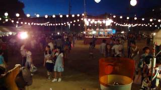 Japanese summer festival of Uozaki Kobe city in Japan （魚崎の盆踊り。）