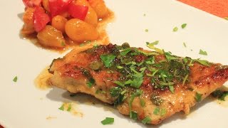 How to Cook Chicken Piccata - Chicken With Lemon Caper Sauce