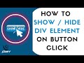 div show hide on click jquery 3.3.1