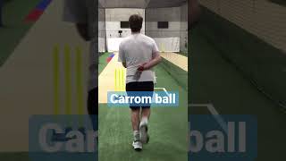 Off spinner vs Carrom ball #cricket