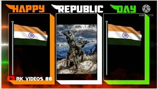 26 January status | Indian Army status | happy republic day black screen status | #shorts