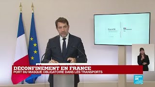 REPLAY - Déconfinement : les modalités de déplacements précisées par Christophe Castaner