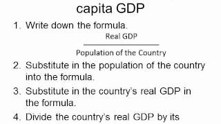 Measuring Economic Growth
