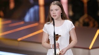 GOLDENE KAMERA award speech of Greta Thunberg