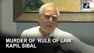 Murder of ‘rule of law’…, says SP MP Kapil Sibal on Atiq Ahmed’s shootout