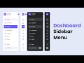 Responsive Sidebar Menu in HTML CSS & JavaScript | Dark/Light Mode