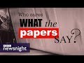 Has the press lost its power? - BBC Newsnight