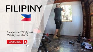 Filipiny - Remont rusza pełną parą! Podłoga gotowa, pierwsza ściana gotowa! Siquijor