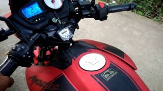 Tvs Apache Rtr 160 Red Matte First Look Apache 160 Red Matte