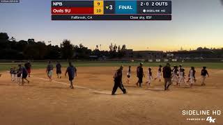 Owls 9U vs. NPB (2024.10.13)