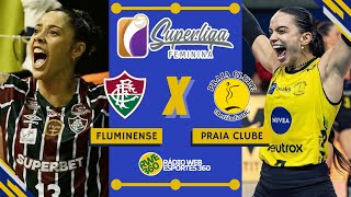 FLUMINENSE X PRAIA CLUBE | SUPERLIGA FEMININA DE VÔLEI - NARRAÇÃO AO VIVO