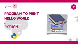 python hello world program | hello world in python #python #pythontutorial #viral