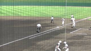 2015秋 神奈川 準々決勝 日大高校vs川崎北 1回表