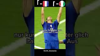 Zidanes tragisches Karriereende #zidane#fussball#frankreich#italien#wm2006