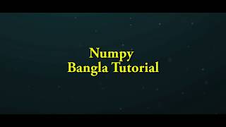 Numpy Bangla #8 - Indexing in Numpy