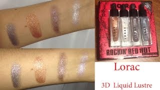 Lorac 3D Lustre Set (Swatches)