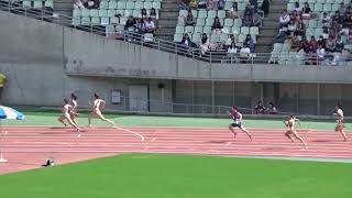 女子400m予選1組 樫山楓55.19 青木沙弥佳55.65 2018全日本実業団