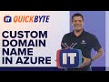 How to Add a Custom Domain Name in Azure Active Directory | An ITProTV QuickByte