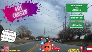 Lithonia-Snellville #dashcam #travel #usa #fyp #atlanta #georgia #explore #views #roadtrip #viral