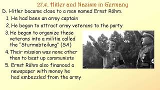 27.4 Hitler and Nazism in Germany