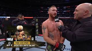 UFC 268: Джастин Гейджи - Слова после боя