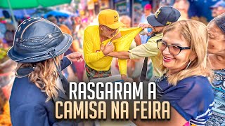 RASGARAM A CAMISA DO REI DO DANONE NA FEIRA | FALA FINA