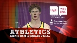 110m Hurdles - Nicholas Hough [AUS] wins Men's gold | ​Singapore 2010 Youth Olympic Games