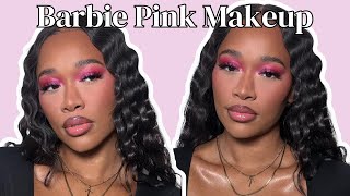 EASY BARBIE PINK MAKEUP TUTORIAL!