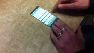 User testing with paper prototypes