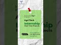 Agri Internship at Yar Tech Services | #hackathon  #internships