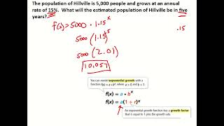 6.3 (Part 1) Exponential Growth